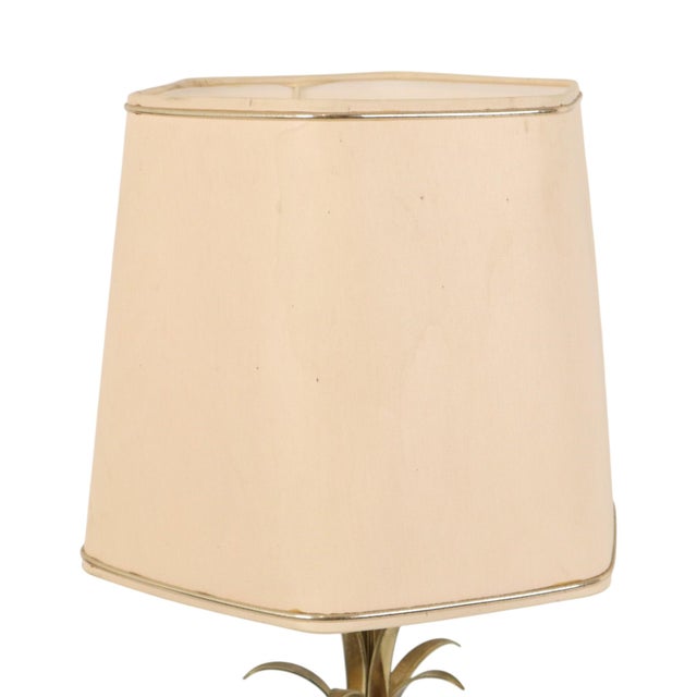 1970s Vintage Palm Tree Pineapple Table Lamp from Massive, 1970s For Sale - Image 5 of 18
