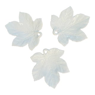 Set of Three Leaf Plates For Sale