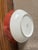 Mikasa bone China round serving bowl with Mikasa Egyptian Terracotta pattern. This pattern features a white center, a...