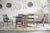 Tapestry Grey Mahogany Dining Chair, White Speckle Stripe & Dove Rope For Sale - Image 9 of 13