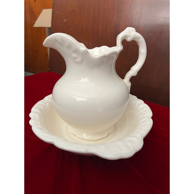 Antique Pitcher and Bowl by Camark For Sale In West Palm - Image 6 of 15