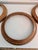 Wood Set of 5 Van Hygan & Smythe Oak 10” Wall Plate Frames / Holders For Sale - Image 7 of 9