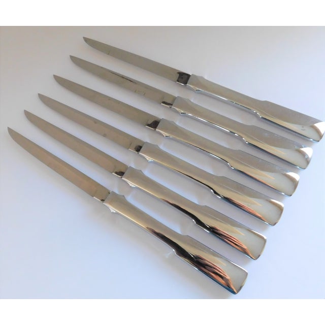 Towle Byfield Pattern Vintage Stainless Steel Steak Knives Set of 6
