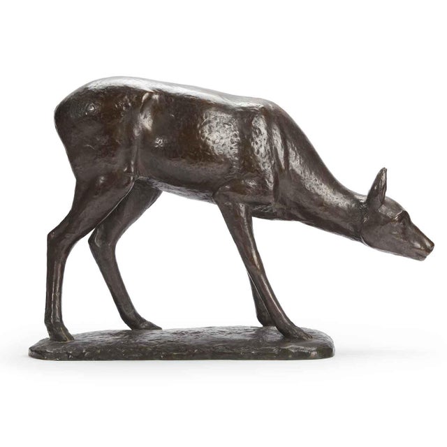 Francesco Buonapace, Fawn, 1930, Bronze For Sale - Image 3 of 12