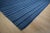 8x10 Para Penelope Blue Stripe Geometric Flatweave Wool Carpet Rug For Sale - Image 4 of 8