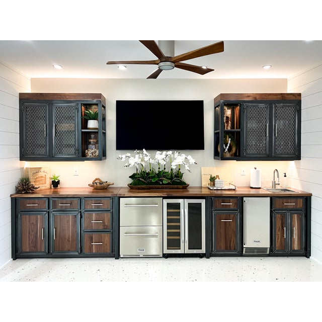 Custom Industrial Steel and Wood Kitchen Cabinetry & Kitchenettes by Gerarden Fabrication & Design Handcrafted in Green...