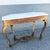 Vintage French Style Marble Top Wooden Console Table For Sale - Image 4 of 11