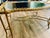 Paint Vintage Chinoiserie Black Lacquer & Gold Floral Tray Top Coffee Table For Sale - Image 7 of 10