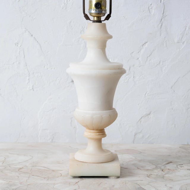 Italian Italian Alabaster Lamp For Sale - Image 3 of 5