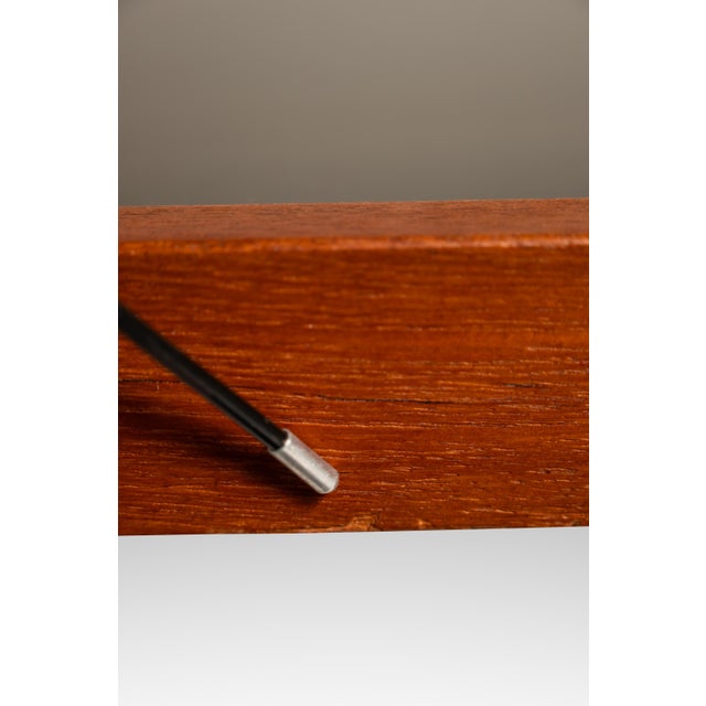 Mid-Century Danish Modern Coffee Table After Afra & Tobia Scarpa for Cassina in Teak Wood W/ Smoked Glass, C. 1970s For Sale - Image 15 of 16