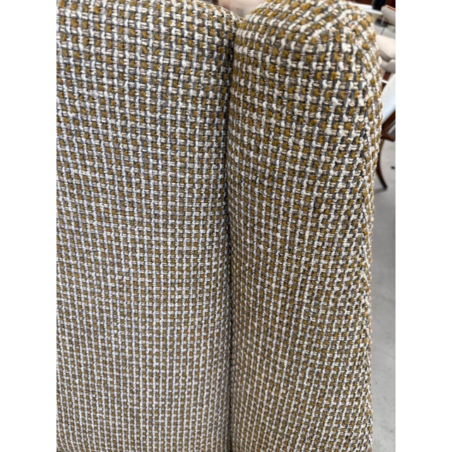 1970s Pair of Flat Bar Lounge Chairs Attributed to Milo Baughman Re-upholstered For Sale - Image 13 of 17