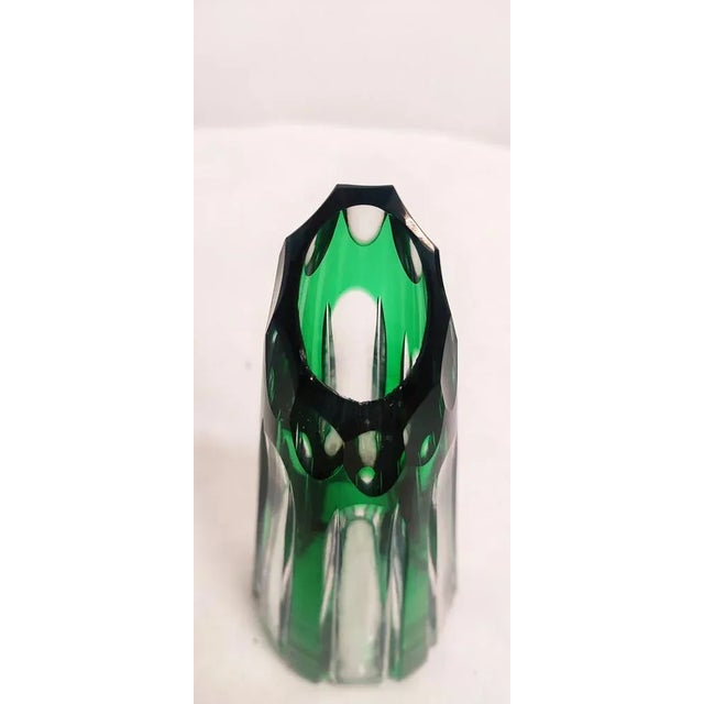 1980s Bohemian Crystal Vase, Czech Republic, 1980s For Sale - Image 5 of 10