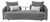 Serene Outdoor Modern Sofa - 83", Gray Bouclé All-Weather For Sale