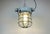 Industrial Grey Bunker Ceiling Light with Iron Cage from Elektrosvit, 1970s For Sale - Image 18 of 18