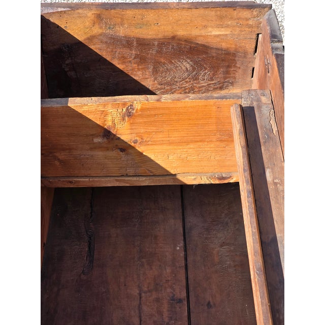 18th Century Rustic Trentino Chest in Carved Wood For Sale - Image 11 of 18