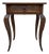 1940s French Louis XV Style Carved Wood Side Table With Drawer For Sale