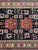 1920s Antique Kazak Rug | Bold Geometric Tribal Design, Navy Field | 5'5"x6'5" For Sale - Image 5 of 7