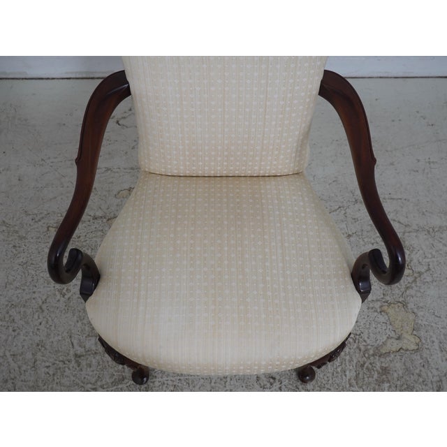Pair of Southwood Mahogany Arm Chairs For Sale - Image 13 of 18
