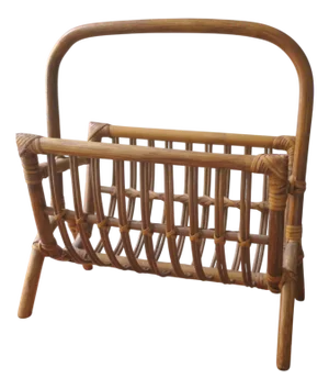Magazine Rack in Bamboo, 1960s