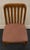 Late 20th Century Drexel Furniture Woodbriar Collection Rustic European Slat Back Dining Side Chair For Sale - Image 5 of 6