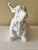 2000s Bassett Hound Dog Figure in Matte White For Sale - Image 4 of 9