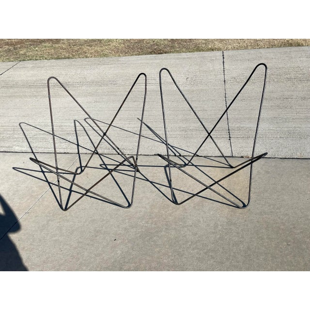 Butterfly Sling Chair Steel Frame attributed to Bkf Hardoy Knoll. The design interpreted by Antonio Bonet, Juan Kurchan &...