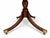 Baker Furniture Company Mid 20th Century Baker Furniture Georgian-Style Inlaid Mahogany Double Pedestal Extension Dining Table With Leaf For Sale - Image 4 of 5
