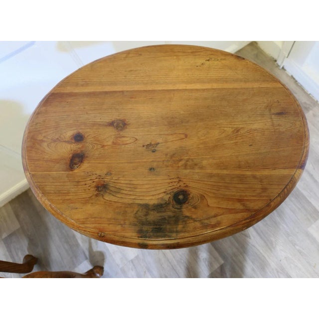 Wood Vintage Pine Side Tables, 1970s, Set of 2 For Sale - Image 7 of 8