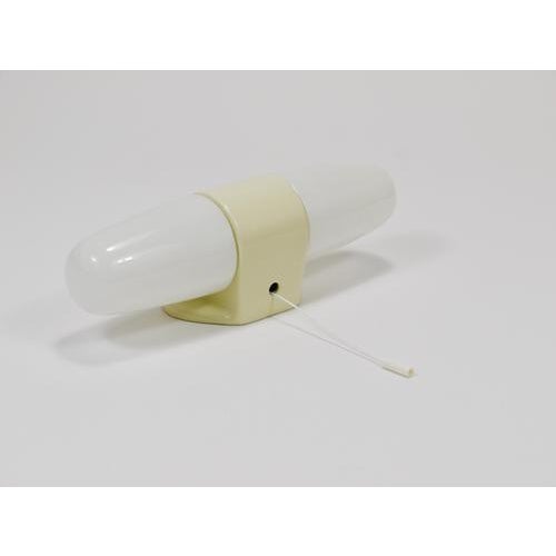 Bauhaus Yellow Sconce Double Wall Light by Linder attributed to Wilhelm Wagenfeld, Germany, 1950s For Sale - Image 6 of 18