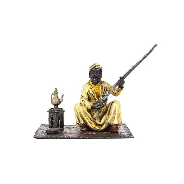 1900's Bronze Arab Warrior Figurine For Sale