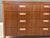 Brown Refinished Walnut and Copper Long Dresser For Sale - Image 8 of 9