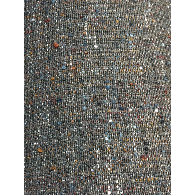 Chunky Post Modern Sofa in Tweed For Sale In Los Angeles - Image 6 of 8