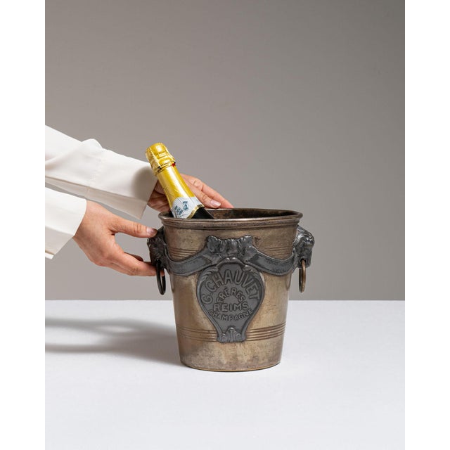Early 20th Century France Silver Ice Bucket For Sale - Image 12 of 15