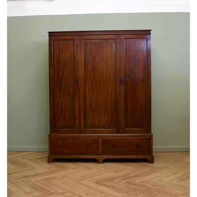 Georgian Revival Wardrobe from Maple and Co, 1920s For Sale - Image 3 of 14