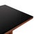 Modern Black and Brown Dining Table in Wood and Glass by Rolf Benz For Sale - Image 3 of 11