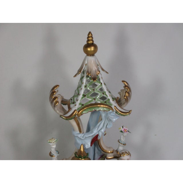 Monumental German Porcelain Figural Group For Sale - Image 4 of 18