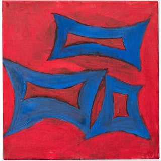 Giorgio Lo Fermo, Abstract Composition, Oil Painting on Canvas For Sale
