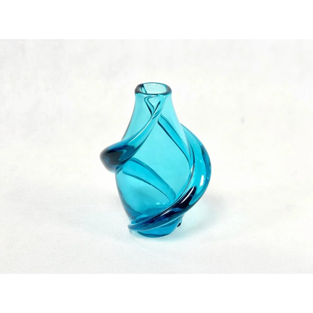 1950s Art Glass Vas attributed to Frantisek Zemek for Železny Brod, 1950s For Sale - Image 5 of 9
