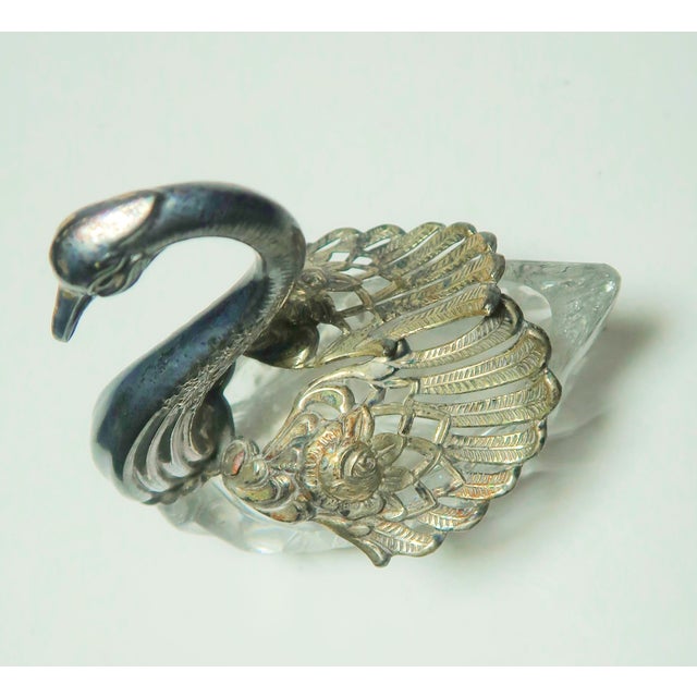 Sterling Silver and Crystal Ring Box or Trinket Box. Very Elegant Presentation. For Sale - Image 14 of 15