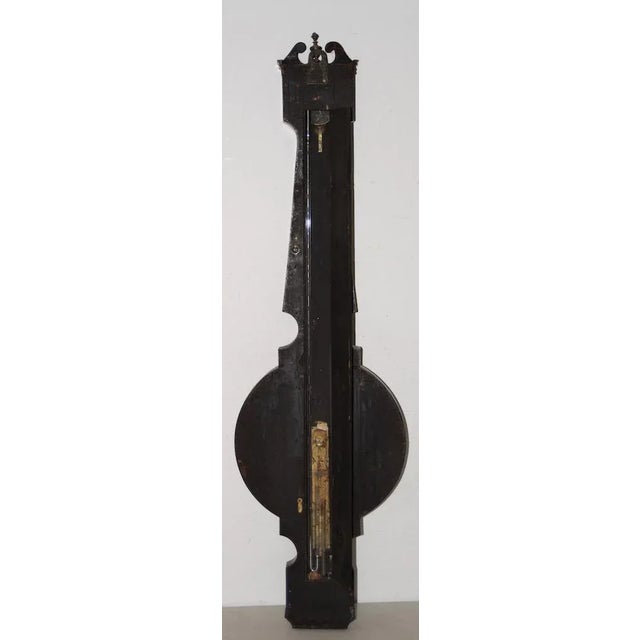 19th Century Walnut Cased Barometer For Sale - Image 9 of 10