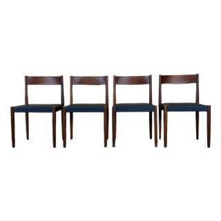 Teak Dining Chairs by Poul M. Volther for Frem Røjle, Set of 4 For Sale