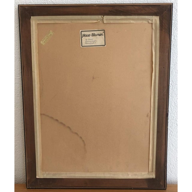 Reiner, Bouquet en vase, Oil on Cardboard, Framed For Sale - Image 8 of 9