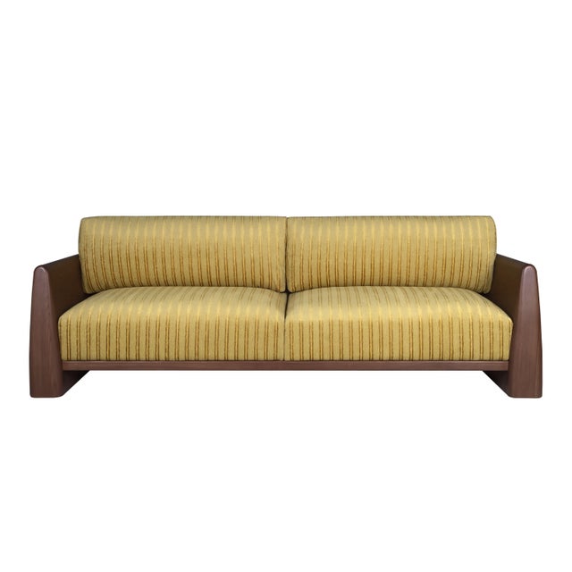 Contemporary Dudley II Sofa by Wood Tailors Club For Sale - Image 3 of 10