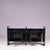 Harvey Guzzini Low Black Plastic Model Multiplo Cabinet by Guzzini for Kastilia, Italy, 1970s For Sale - Image 4 of 14