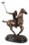 Polo Player Galloping Horse Sculpture, 20th Century, Bronze For Sale