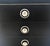 Black Black Lacquer & Silver 5 Drawers Art Deco Tall Chest Dresser MINT For Sale - Image 8 of 18