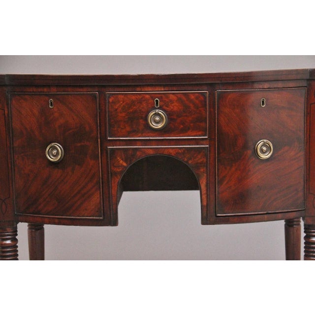 Brown Antique Mahogany Sideboard, 1820 For Sale - Image 8 of 11