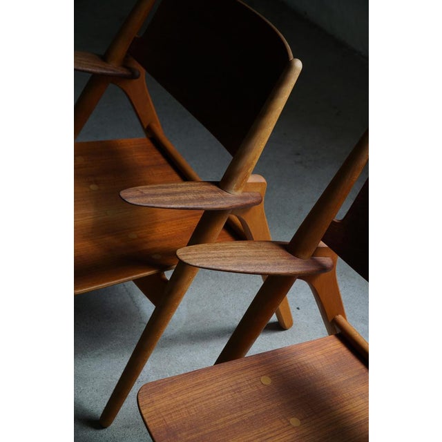 CH28 Armchairs by Hans J. Wegner for Carl Hansen & Søn, 1950s, Set of 2 For Sale - Image 14 of 18