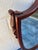 Traditional Vintage 1930s Mahogany Shield Hanging Wall Mirror For Sale - Image 3 of 9