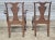 Brown Late 20th Century Set of 6 Statton Chippendale Solid Cherry Dining Chairs Old Towne Maryland Made For Sale - Image 8 of 11